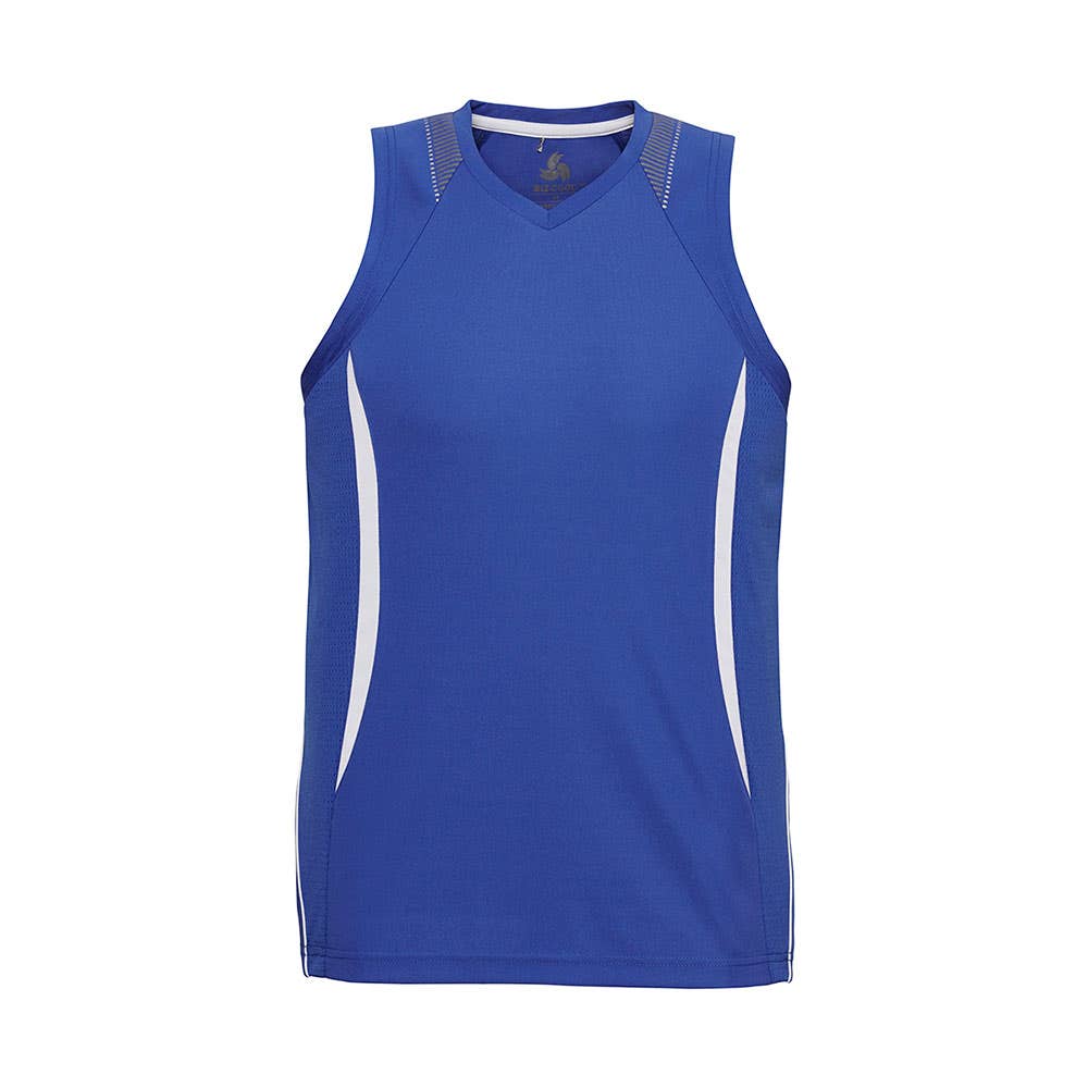 Razor Singlet Mens Royal/White - S 36018895 SG407M-ROY/WHT-S