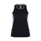 Ladies Singlet Renegade Blk/White/Silver - 12 36018896 SG702L-BLK/WHT/SLV-12