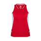 Ladies Singlet Renegade Red/White/Silver - 8 36018900 SG702L-RED/WHT/SLV-8