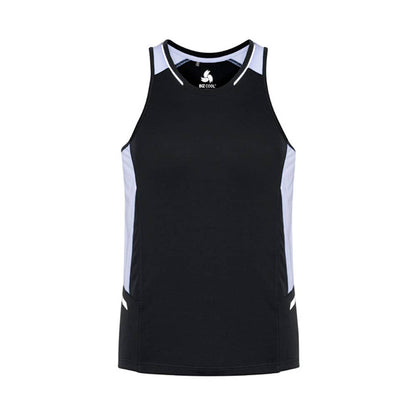 Singlet Mens Renegade Blk/Wht/Sil - L 36018905 SG702M-BLK/WHT/SLV-L