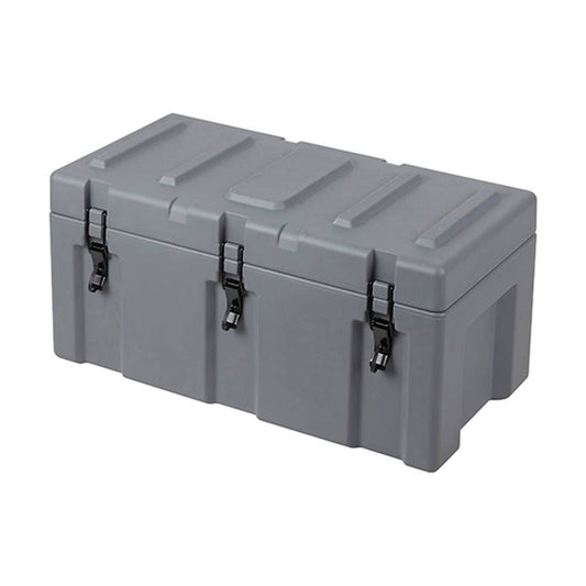 LLDPE Plastic Stackable Site Box 1,300 x 465 x 460mm Grey 61072508 SPCASE1315