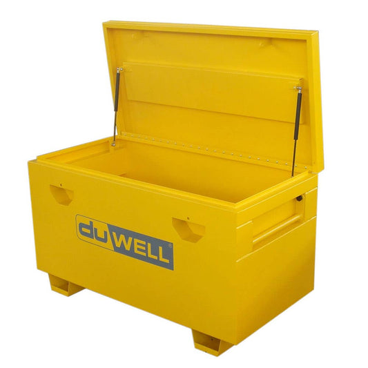 Steel Forkliftable Site Box 1,220 x 620 x 710mm Yellow 61072490 SITBOX1230