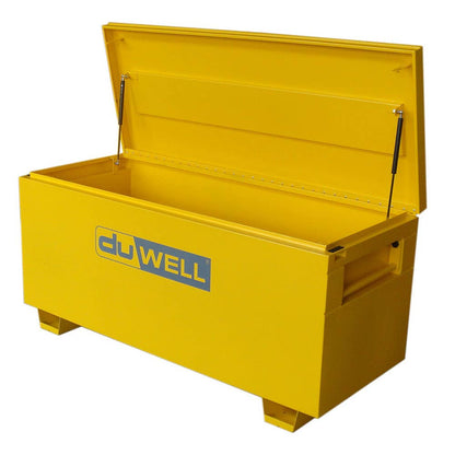Steel Forkliftable Site Box 1,525 x 615 x 720mm Yellow 61072518 SITBOX1525