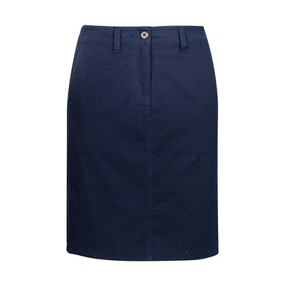 Skirt Ladies Chino Cotton Elast. Lawson 8 Navy BS022L-NVY-8 510810 BS022L-NVY-8