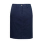 Skirt Ladies Chino Cotton Elast. Lawson 8 Navy BS022L-NVY-8 510810 BS022L-NVY-8