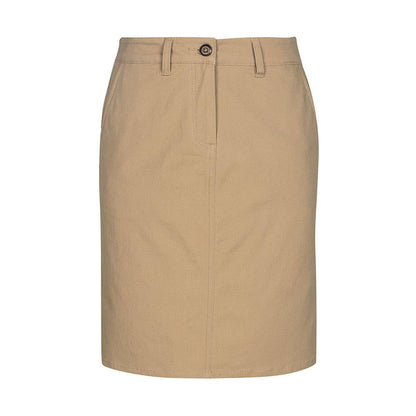Skirt Ladies Chino Cotton Elast. Lawson 10 Dark Stone BS022L-DRKSTN-10 40024064 BS022L-DRKSTN-10
