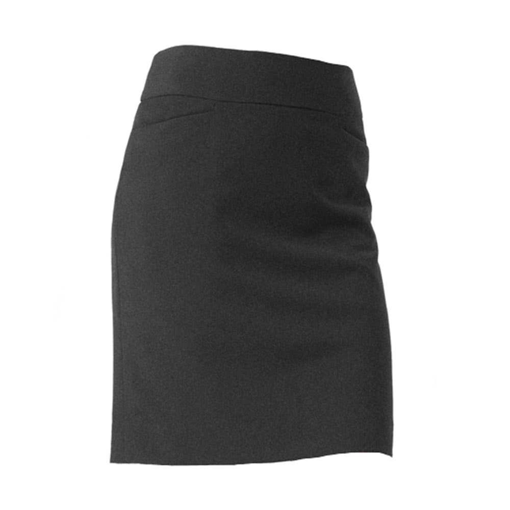 Skirt Knee Length Poly Viscose Classic Charcoal 10 Biz_225280_BS128LS-CHA-10