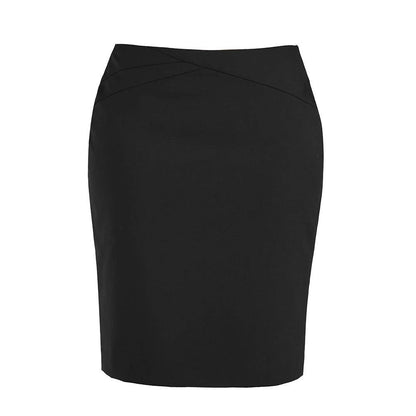 Ladies Chevron Band Skirt Black - 14 36015129 20114-BLK-14