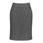 Ladies Feature Pleat Skirt Grey - 12 36015155 20316-GRY-12