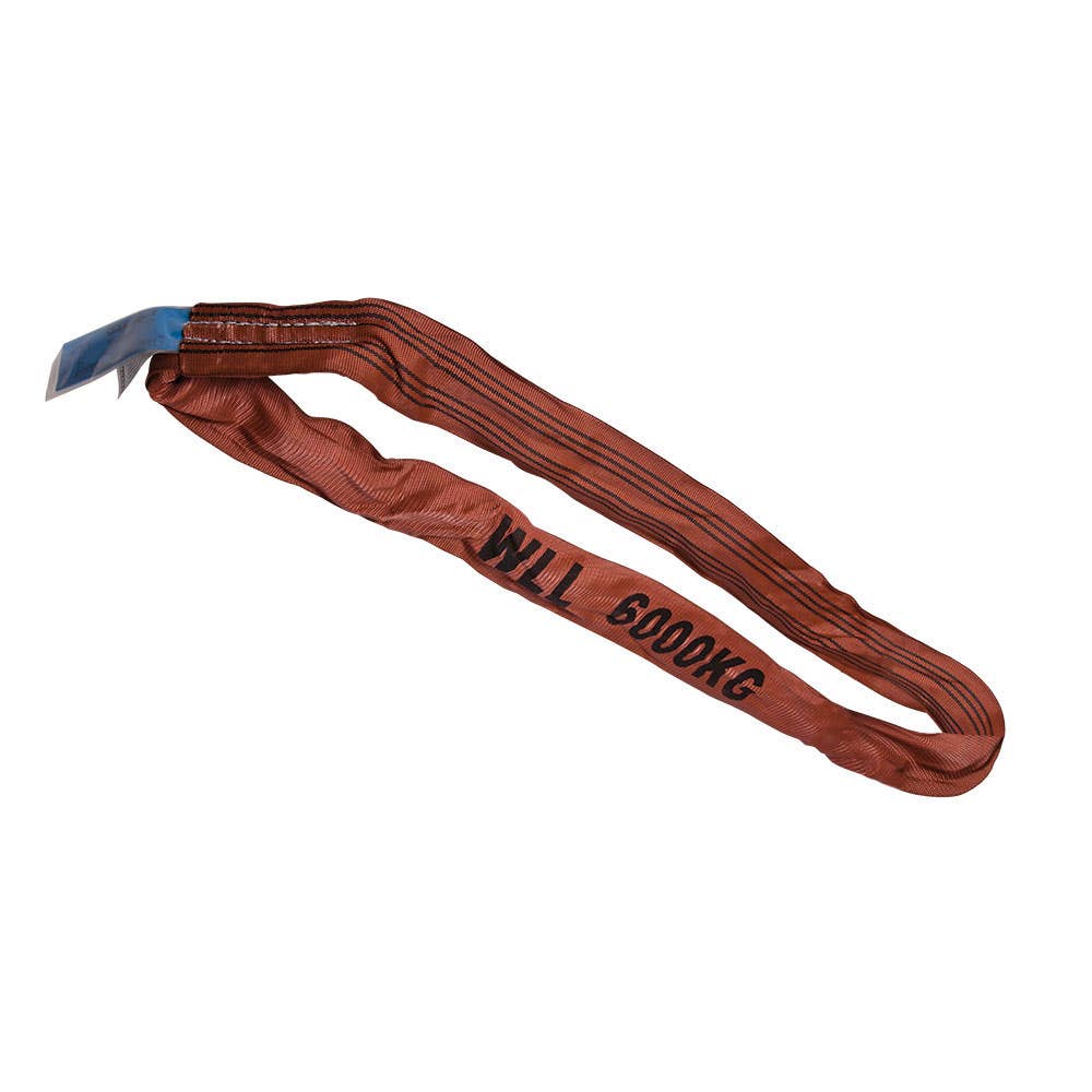 Polyester Webbing Sling Endless Round Brown 6T 3m 91180088 RS6X3