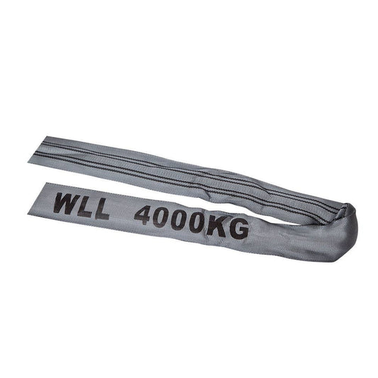 4t Polyester Endless Round Sling Grey 4m 91180023 RS4X4