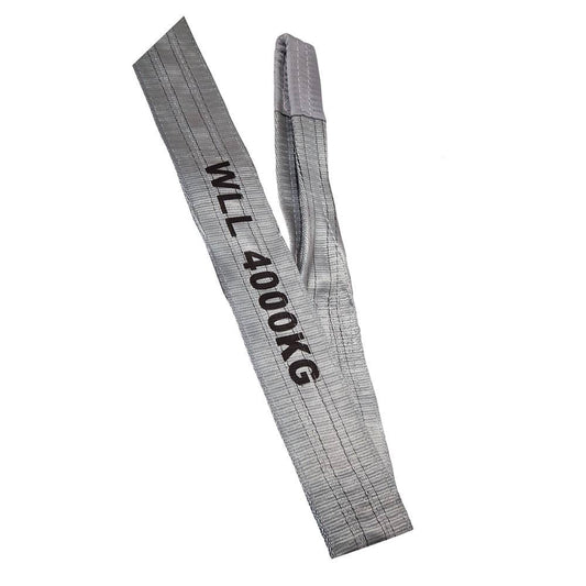 Polyester Webbing Sling Flat 2 Ply Grey 4T 2m 91188379 FS4X2