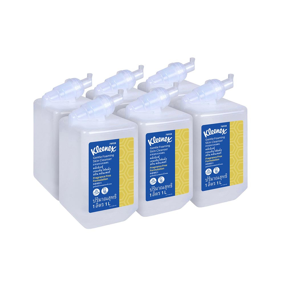 Skincare Gentle Skin Foam Soap Fragrance & Dye Free 6 x 1L_40070101_78928