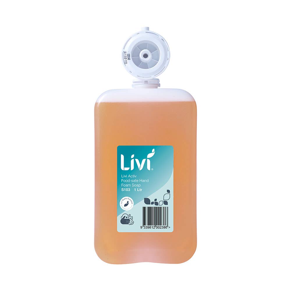 S103 Activ Food-Safe Foam Hand Soap 1L 6 Pk 284757 71415