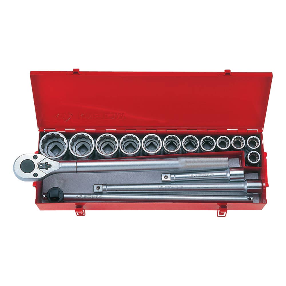 Socket & Ratchet Set 3/4'' Drive Imperial 12 Point 16 Piece 91990062 6016SR
