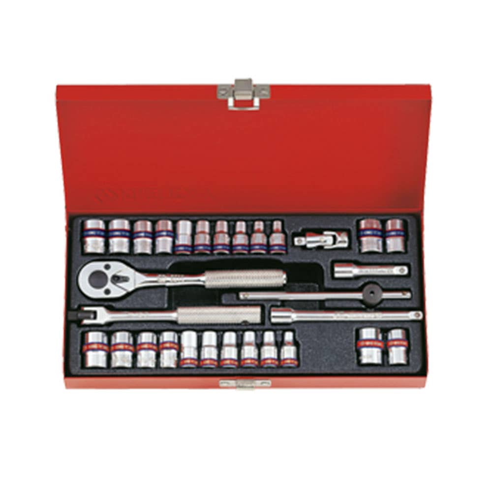 30 Piece Socket & Ratchet Set 1/4 Drive Metric/Imperial 91990037 2030CR03