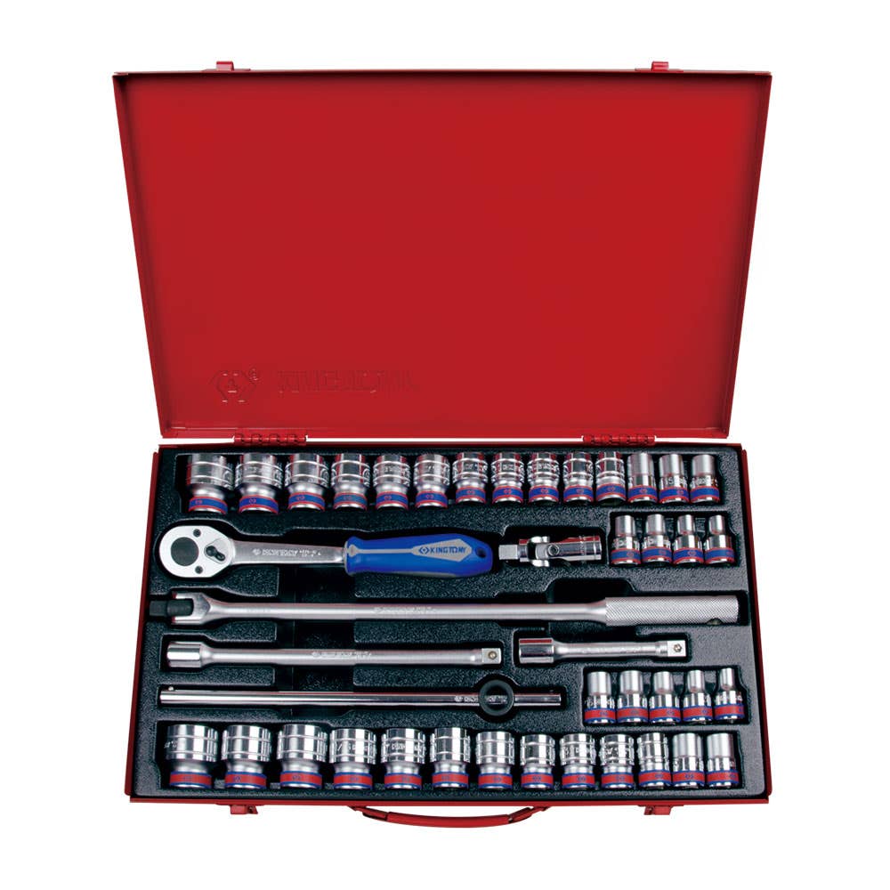 42 Piece Socket & Ratchet Set 1/2'' Drive 12 Point Metric/Imperial 91990039 4042CR08