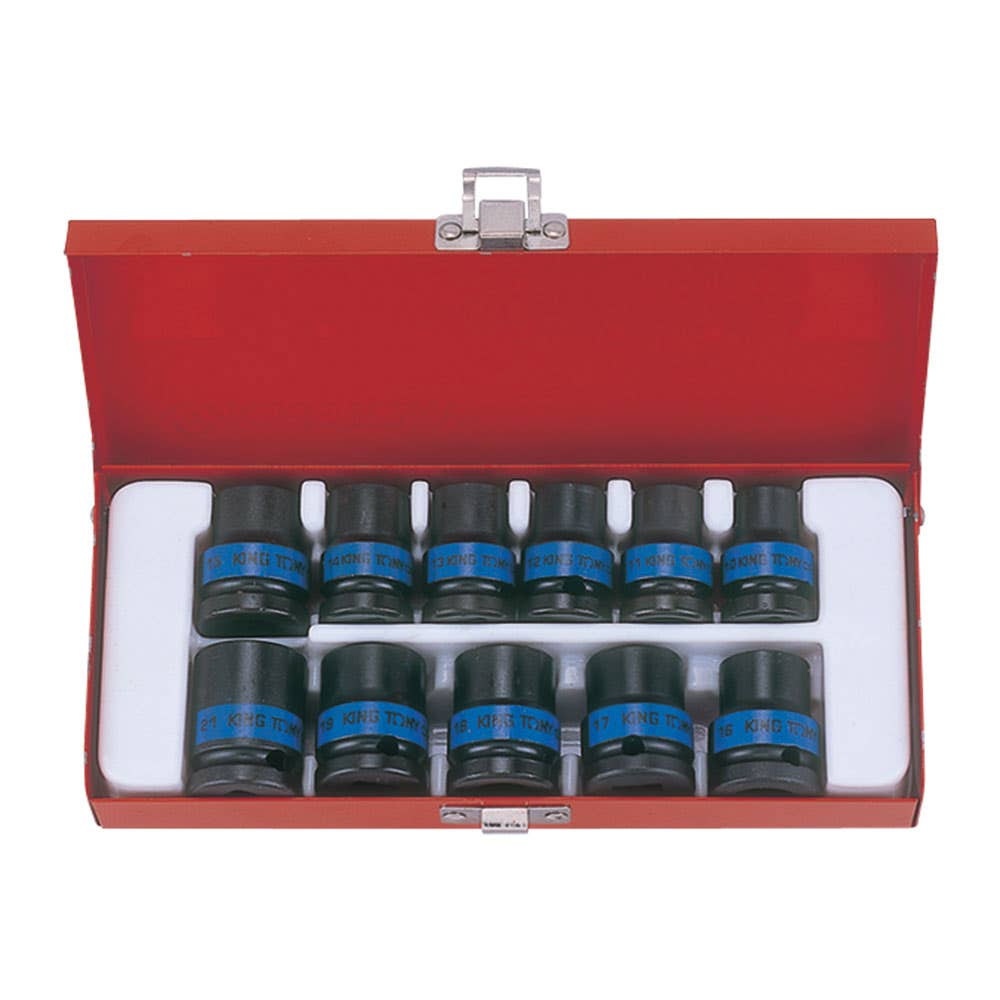11 Piece Impact Socket Set 1/2'' Drive 6 Point Metric 91990046 4412MP