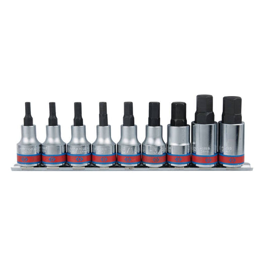 Socket Set Inhex 1/2'' Drive Imperial 9 Piece 31770011 4110SR10