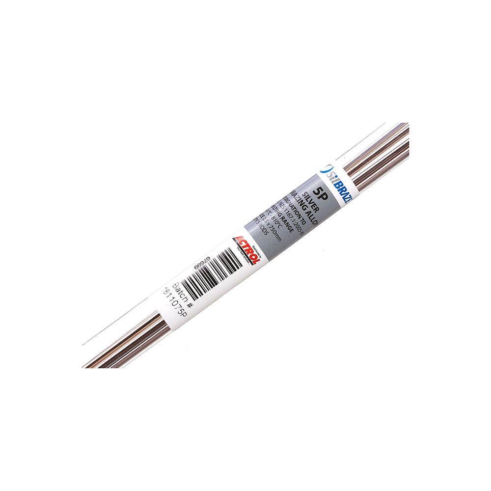 Silbraze Silver Brazing Solder Rods 5% 2.5 x 750mm 1kg – ATOM