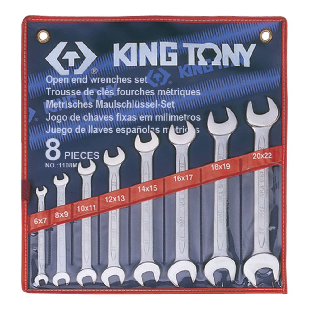 Open Ended Spanner Set 6 - 22mm 8 Piece 61086308 1108MR