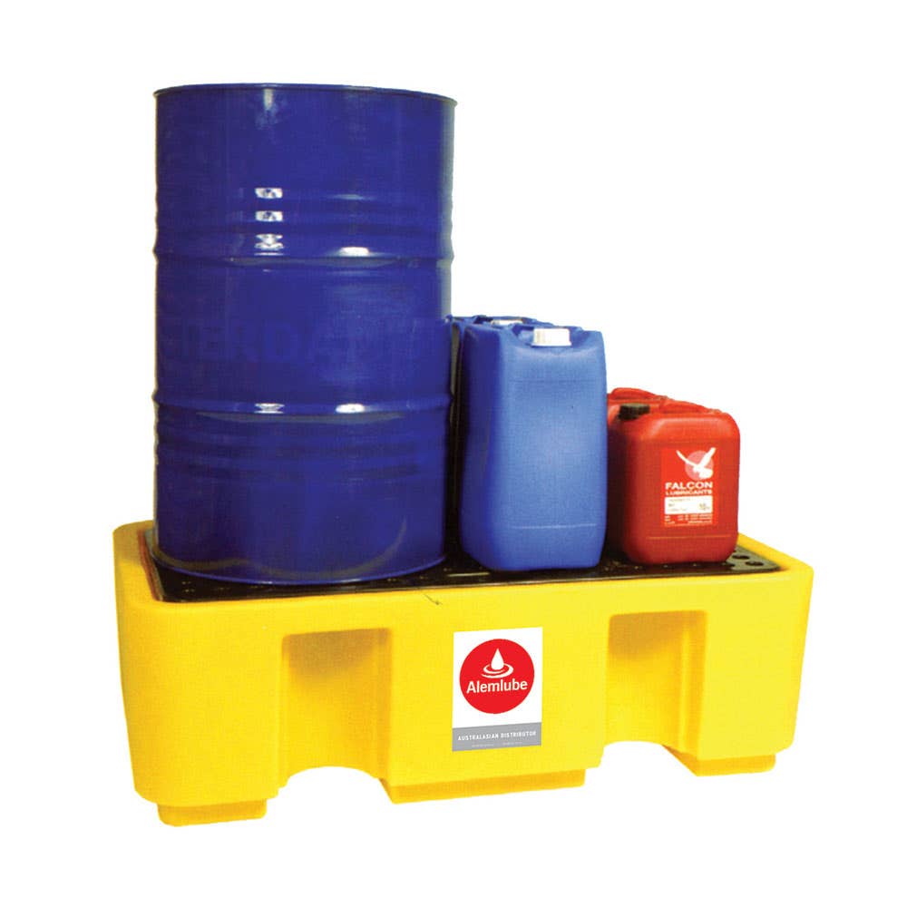 2 Drum Pallet Spill Bund 750 x 1,300 x 440mm 91300010 SJ-100-002