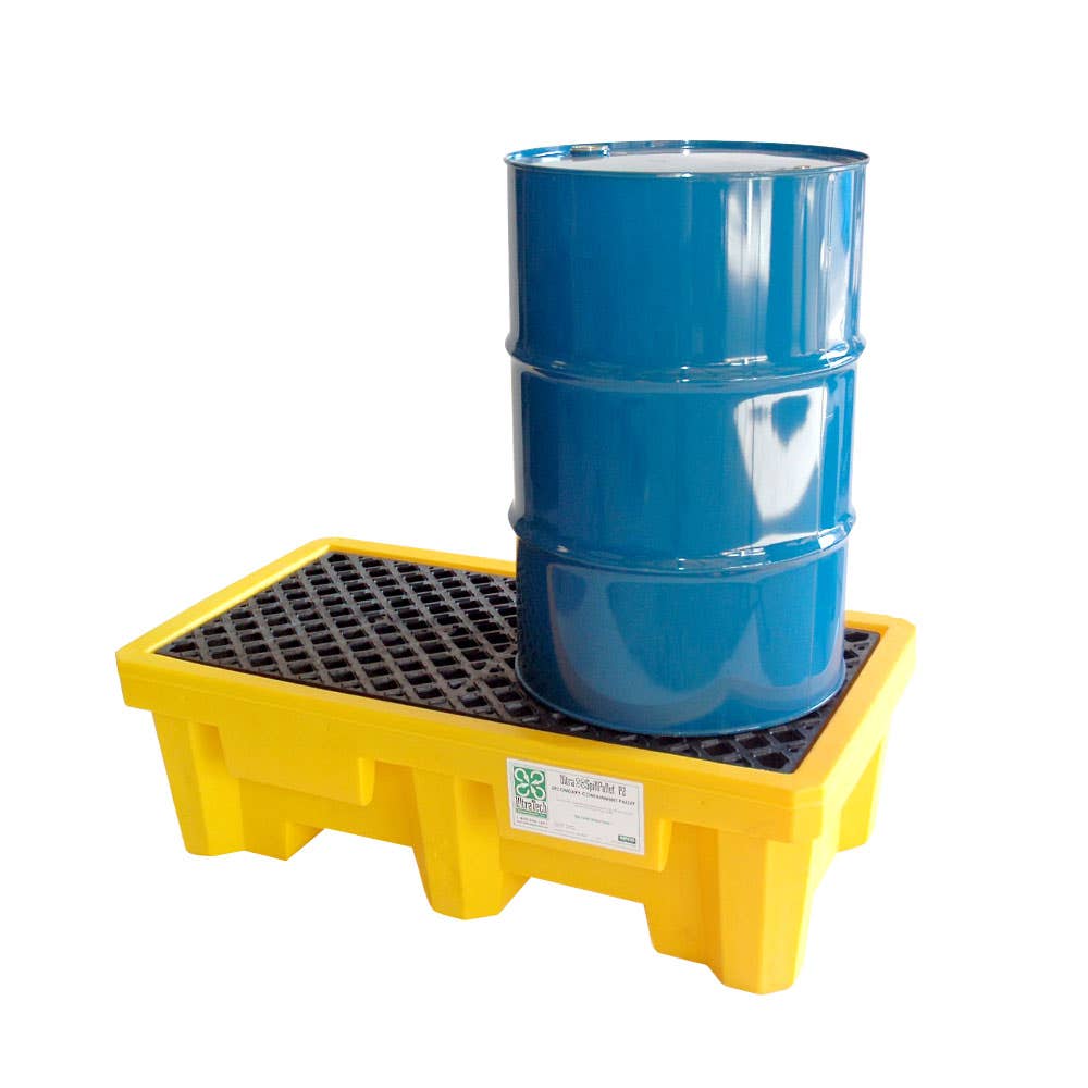 2 Drum Spill Pallet Standard Containment & Drain 90168118 1011