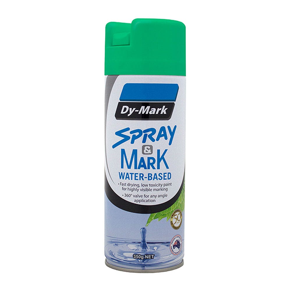 Marking Out Paint Spray + Mark Water Based Fluoro Green 290795 40063524