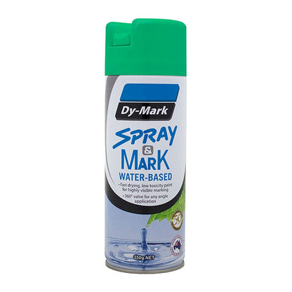 Marking Out Paint Spray + Mark Water Based Fluoro Green 290795 40063524