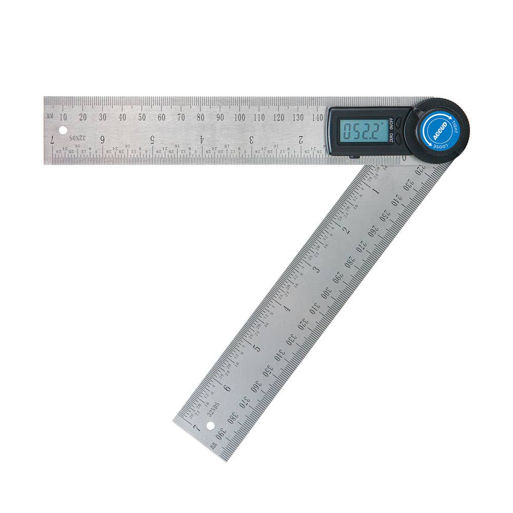 Digital Protractor & Combination Square 0-360&deg; 200mm 40032772 AC-821-008-01