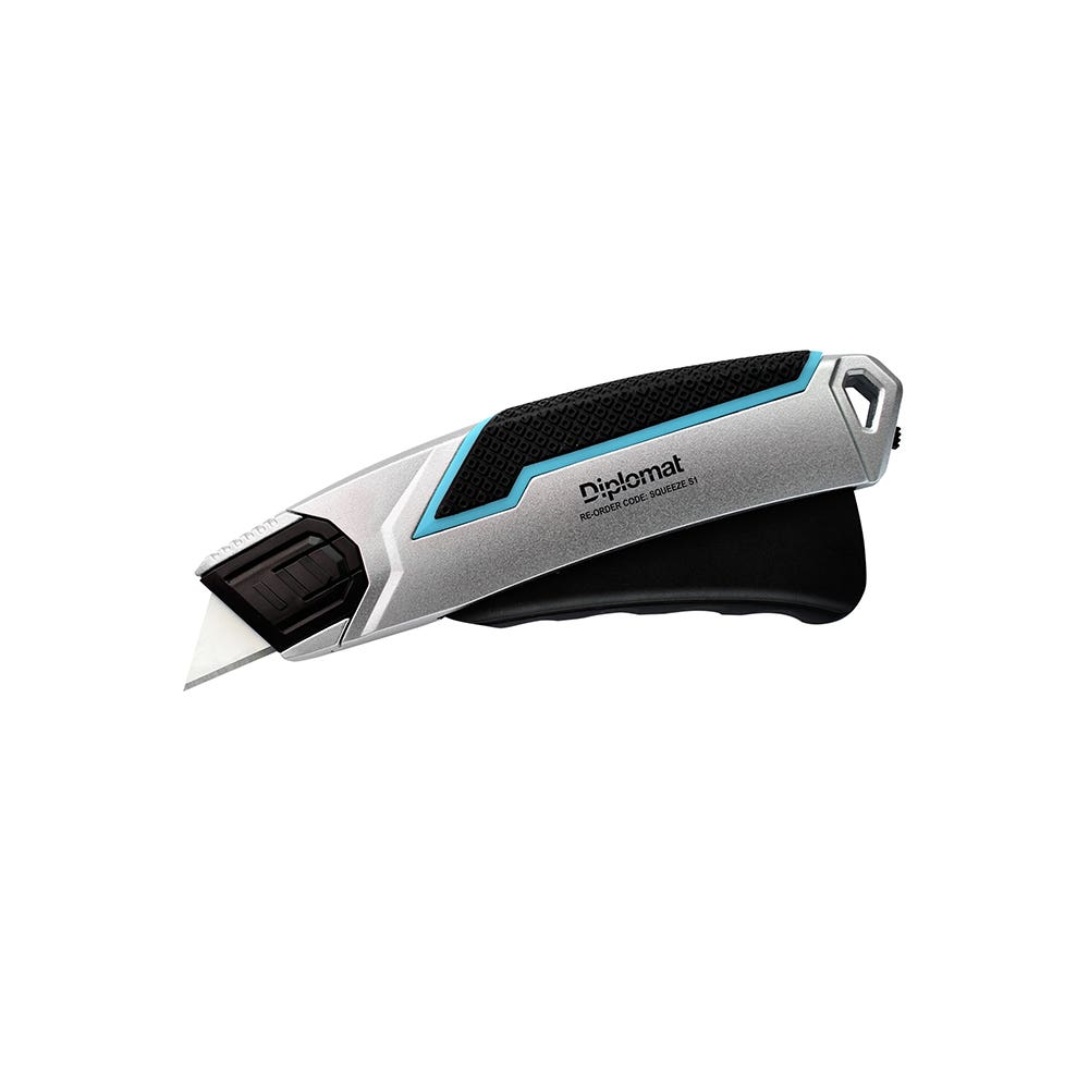 Squeeze S1 Smart Retract Metal Safety Knife 40068172 SQUEEZE S1