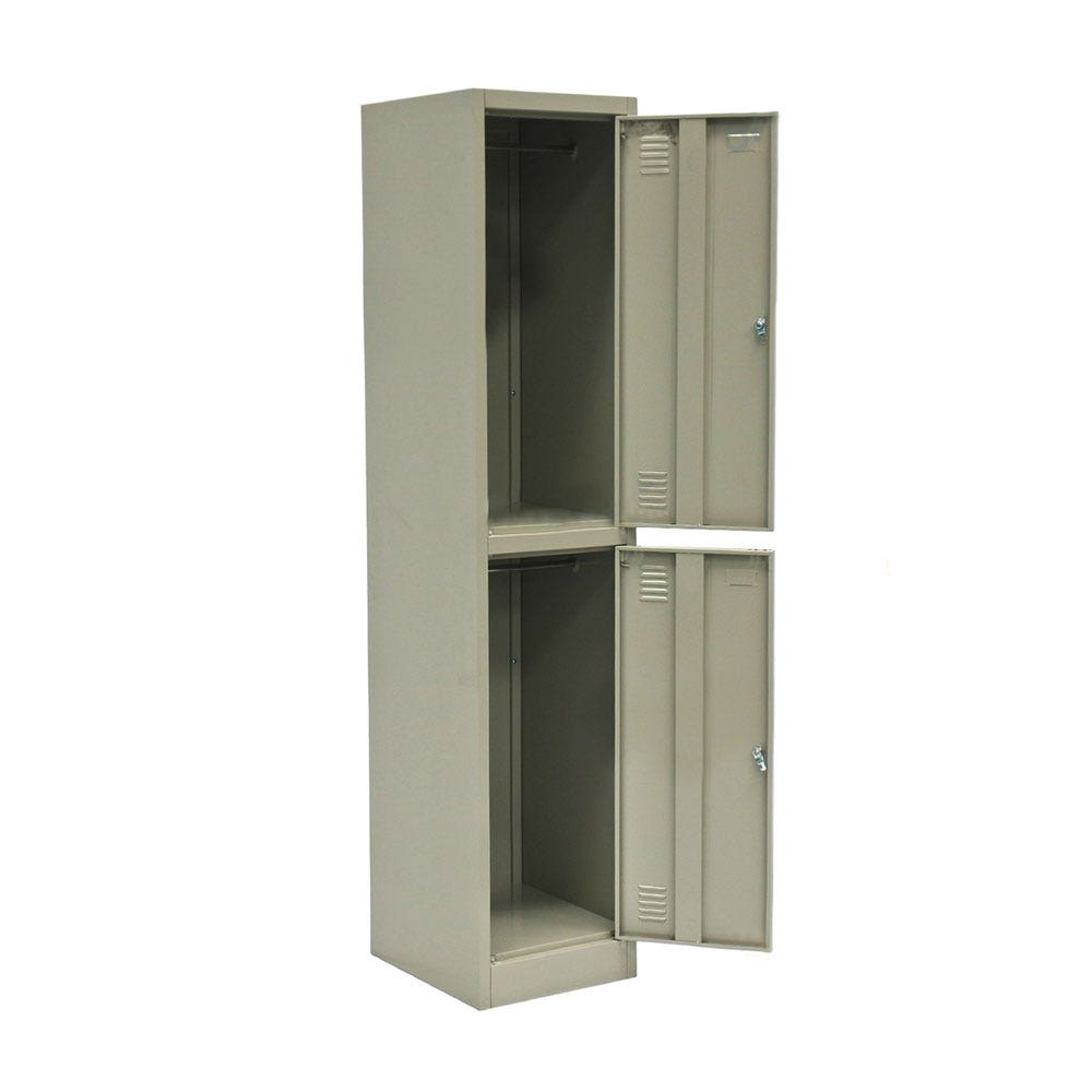 Standard Two Door Locker 1800 X 380 X 450mm Flat Pack 302627 L010