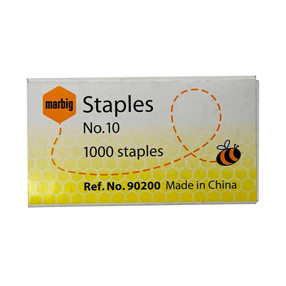 No.10 Staples 1,000 Pack 38847000 90200