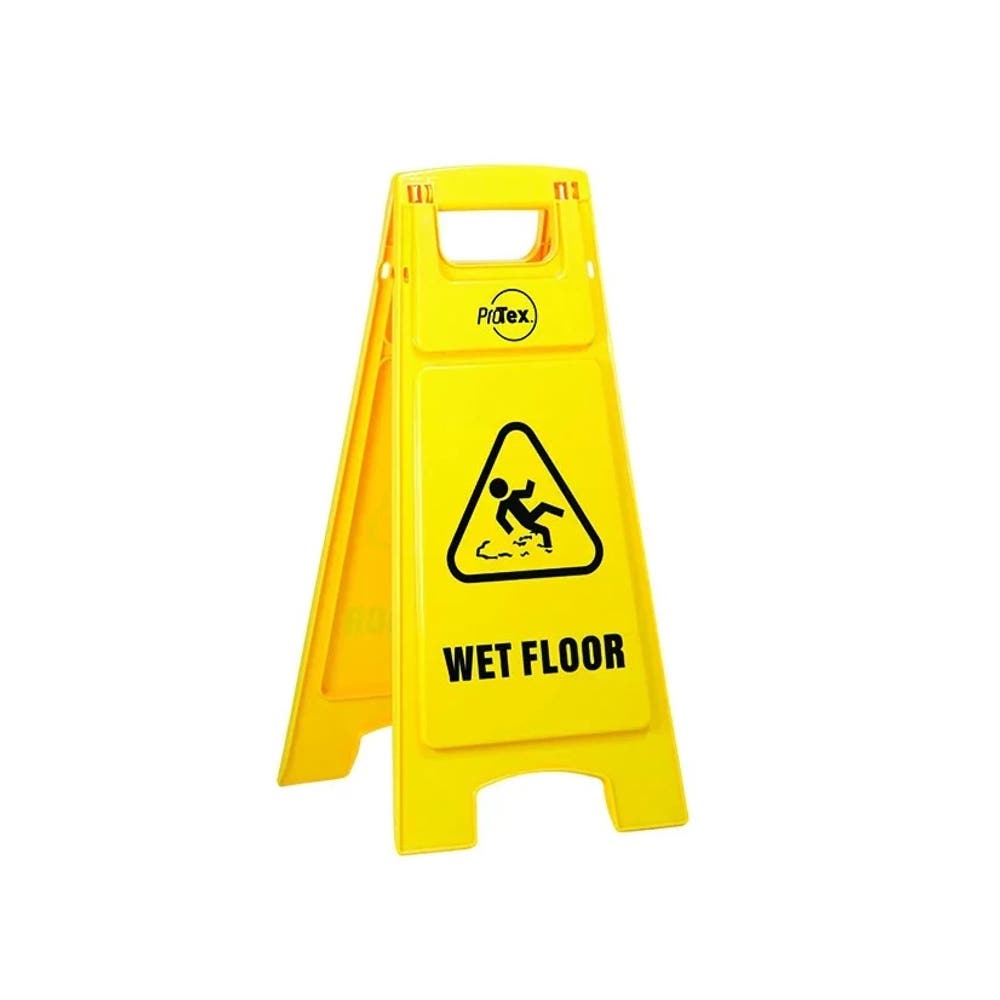 Yellow A Frame 'Wet Floor' Sign_406122_STD32