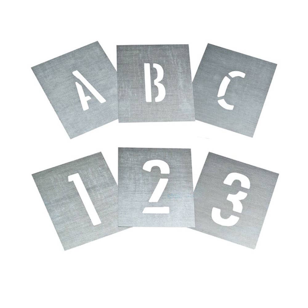 Stencil Set A-Z 150mm Zinc 552099 A0302