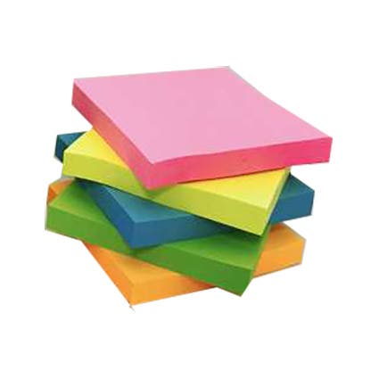 Sticky Notes 76 x 76mm Assorted Colours 5 Pk 14187500 NPL-14187500
