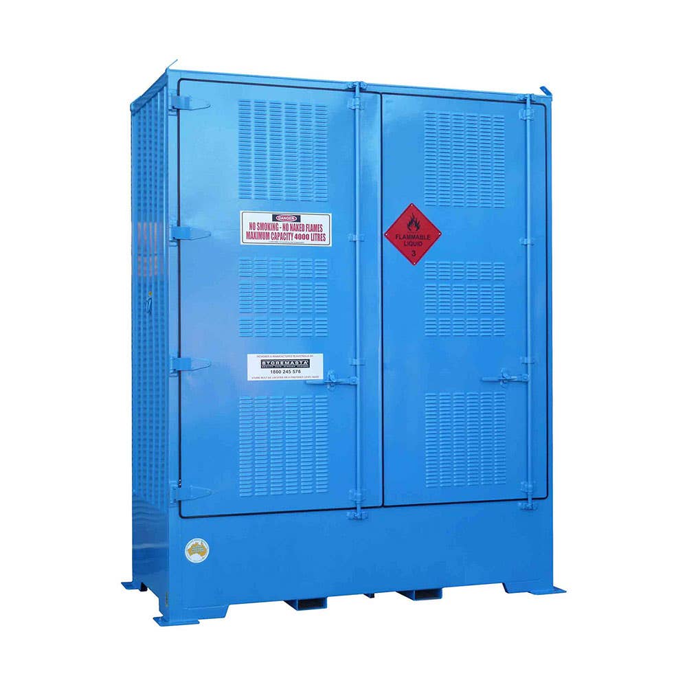 Single Depth Flammable Liquids Store 4 IBC 260510 PR04BB