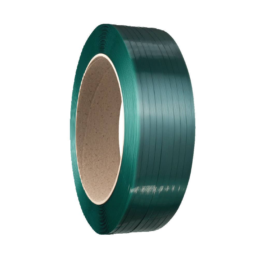 PET Recyclable Strapping 16mm x 1,200m Green 40070378 03.111