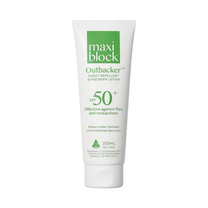 Outbacker SPF 50+ Sunscreen with Insect Repellent 100ml Tube 35001909 MB76601