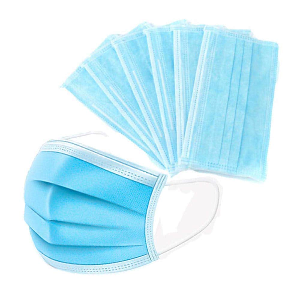 Disposable Surgical Mask 3 Ply Polypropylene Blue 455481 SDMM11R NLA