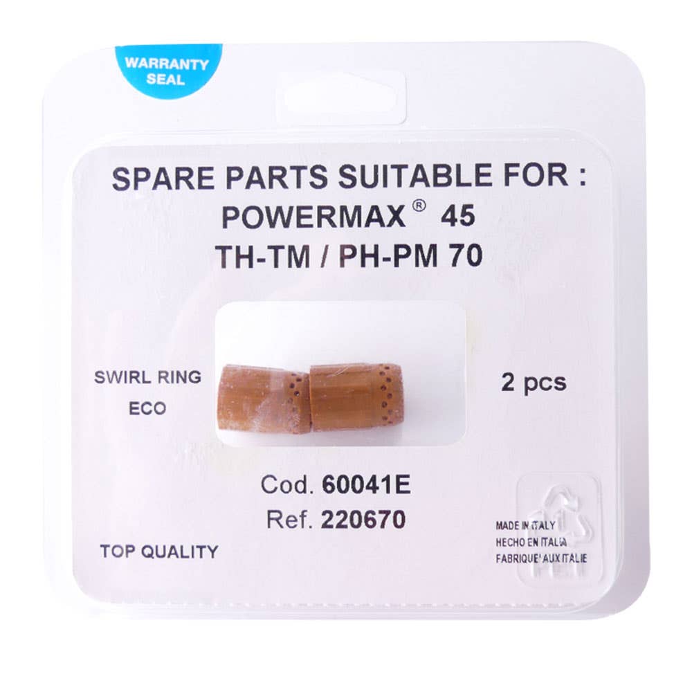 Swirl Ring Eco For Powermax 45 TH-TM/PH-PM 70 Torch Pk 2 Arcoweld 40014565 AW-60041E