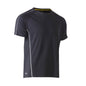 T-Shirt S/S Poly Mesh Crew Neck 130gsm Charcoal 2XL Bisley 40014062 BK1426 BCCG2XL