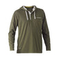 Tee L/S Hoodie Poly Cotton 160gsm Flex + Move Green Marle 3XL Bisley 40010084 BK6220 BTHY3XL