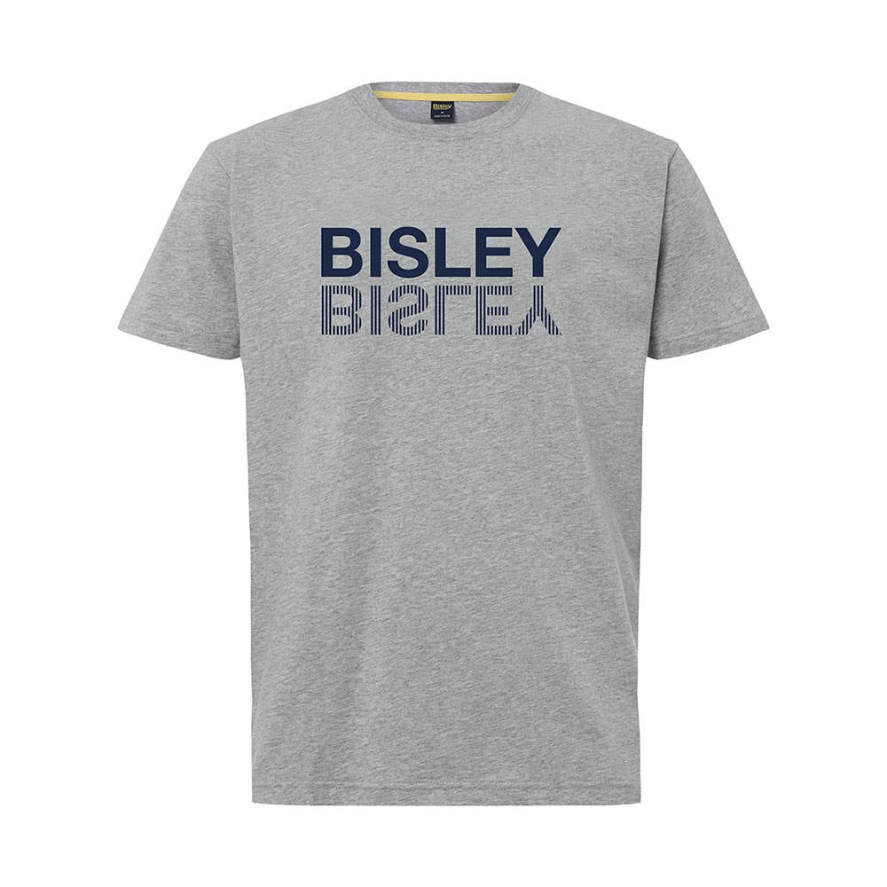 BKT097 Cotton Flipped Logo T-Shirt Grey 2XL 40048445 BKT097 BGGY2XL