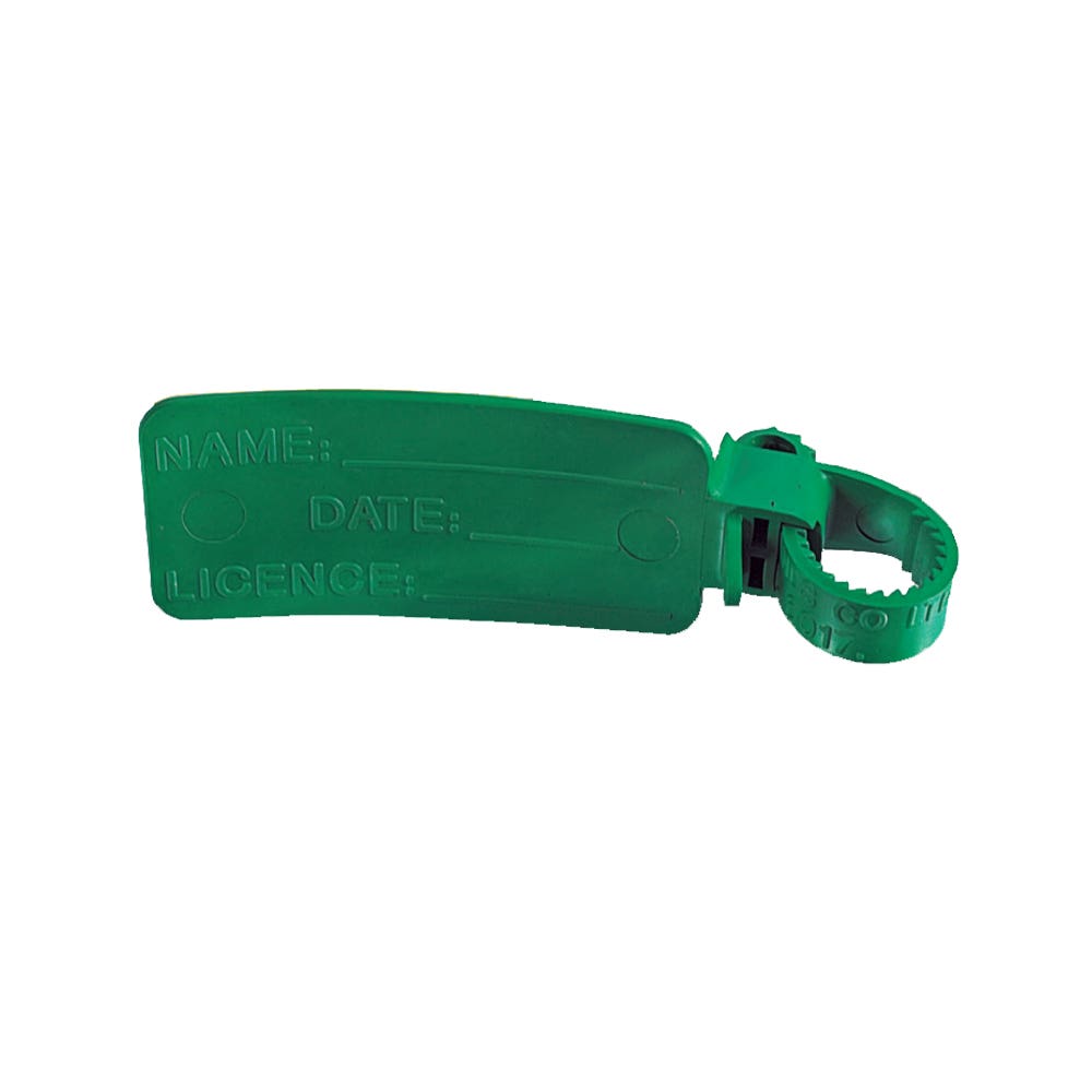 Tag Flag Rubber 70 x 33mm Green Pk 50 98882099 FLAG-GREEN