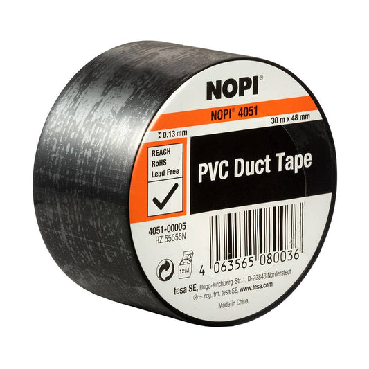 PVC Duct Tape Black 48mm x 30m 4926005 04051-00005-00