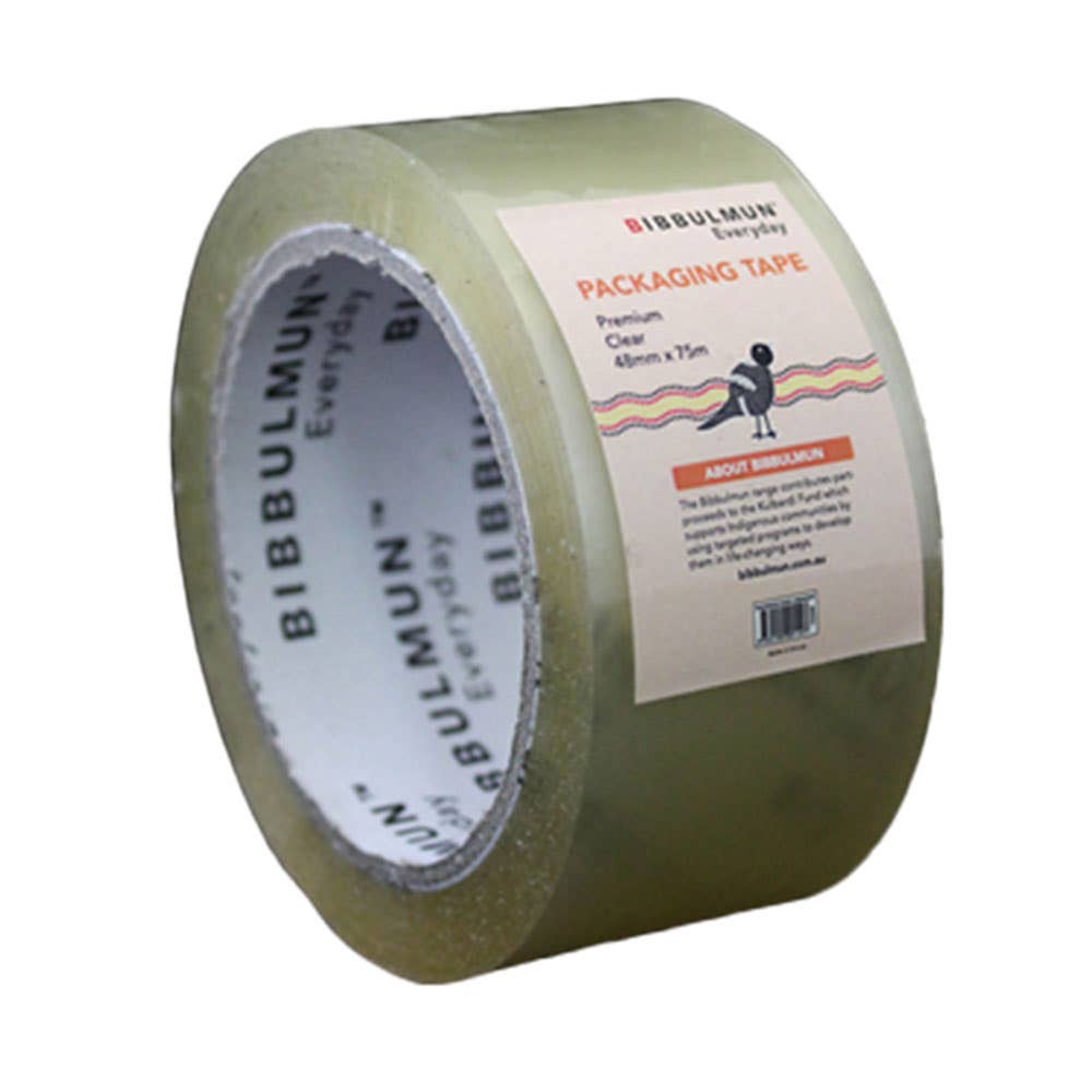 Bibbulmun Packaging Tape 48mm X 75m Clear Pack 6 1025454 NPL-1025454