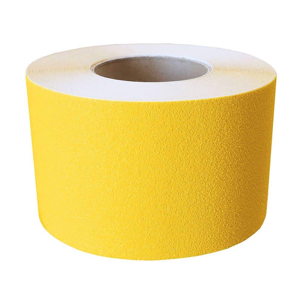 Barefoot Grade Anti-Slip Safety Track Tape Yellow 100mm x 18.3m 90160050 3335-100