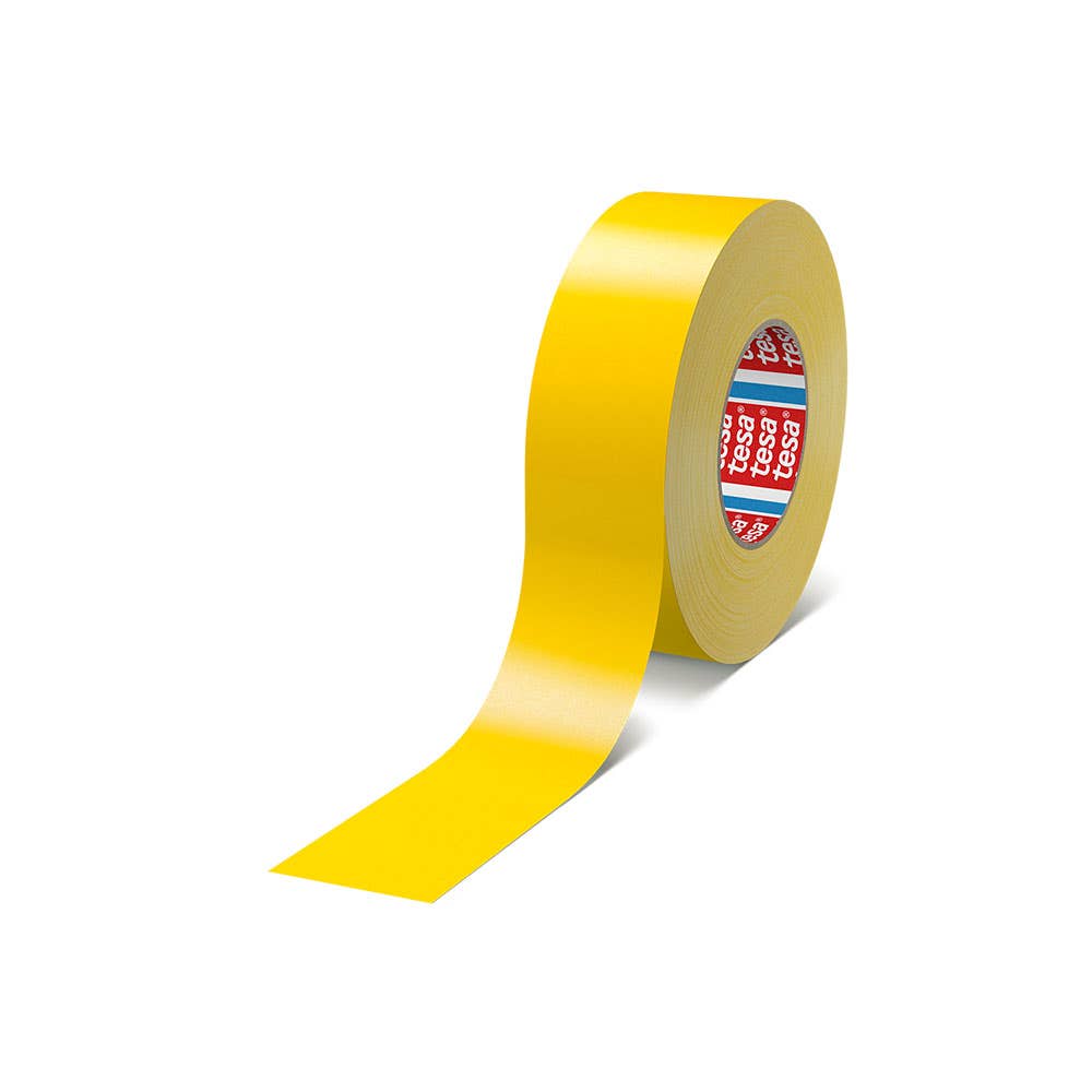 PVC Floor Marking Tape Self-Adhesive Yellow 50mm x 33m 249714 04169-00246-08