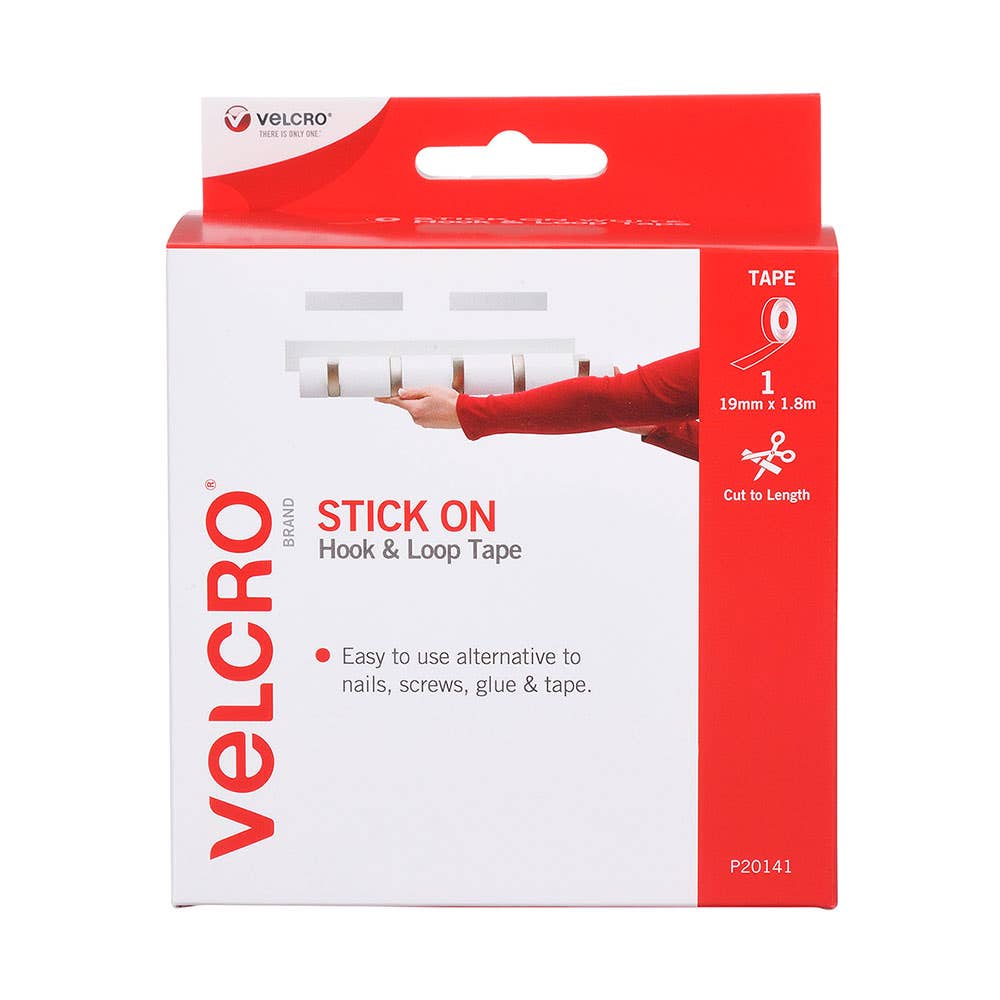 Velcro® Adhesive Tape 19mm x 1.8m 38932300 42719